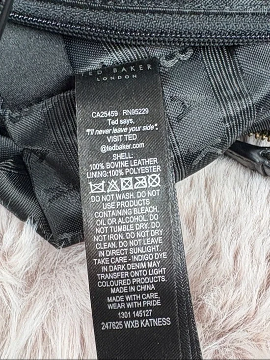 Ted Baker Katness Saffiano Leather Tote NWOT COA PROVIDED - Picture 8 of 9